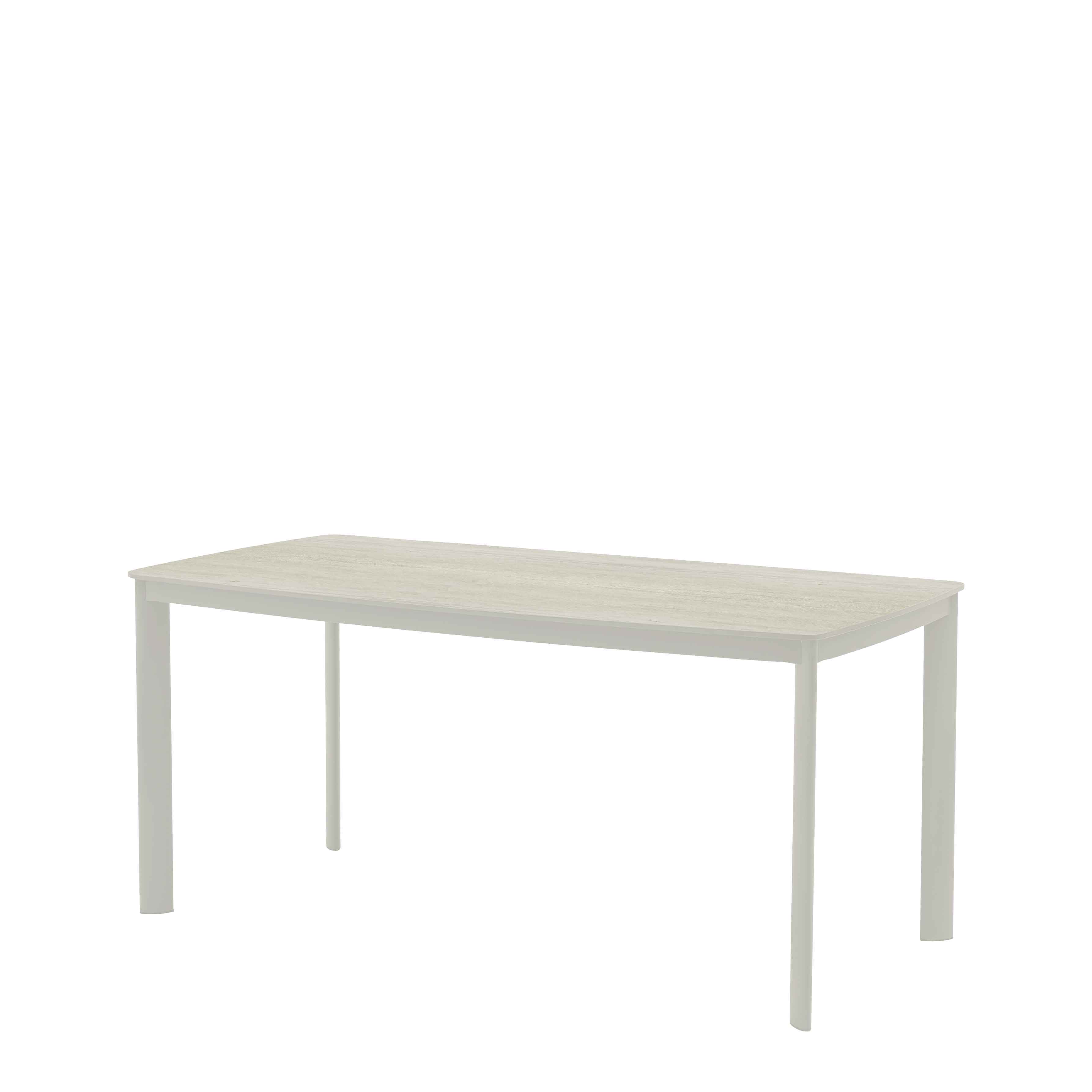 Beda Cream Outdoortisch – Totalansicht