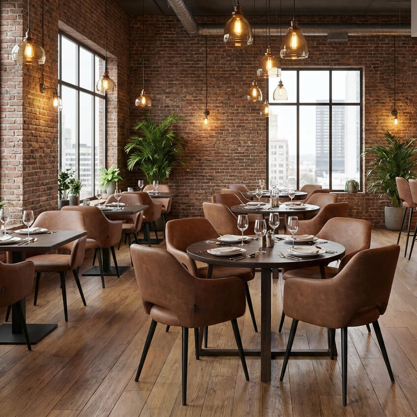vollpolsterstuhl_gastronomie_uson_arm_yuma_42_milieubild_restaurant Uson Arm Yuma 42 Vollpolsterstuhl für Gastronomie – Milieubild Restaurant
