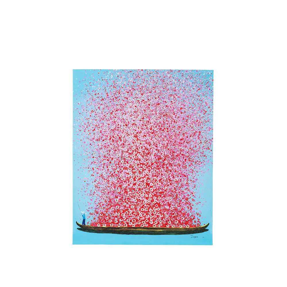 Bild Touched Flower Boat Blau Pink Bild Touched Flower Boat Blau Pink