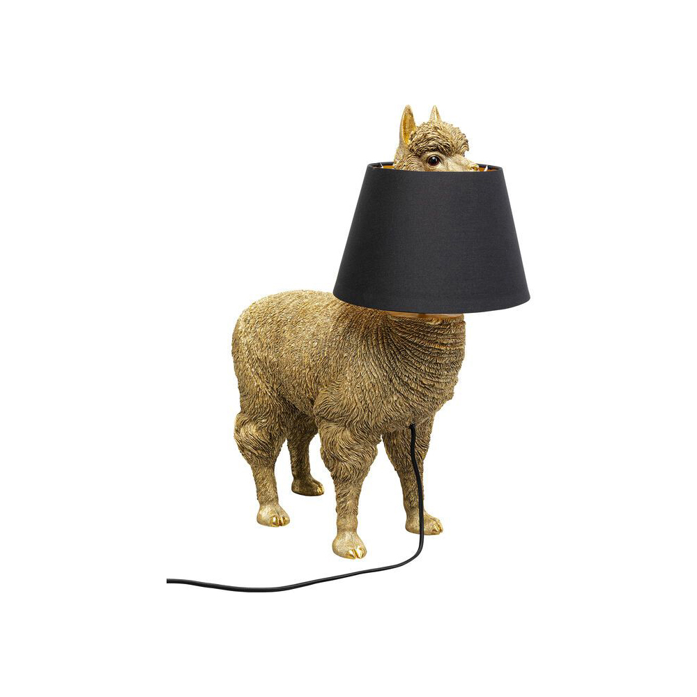 Tischleuchte Alpaca Gold 59cm