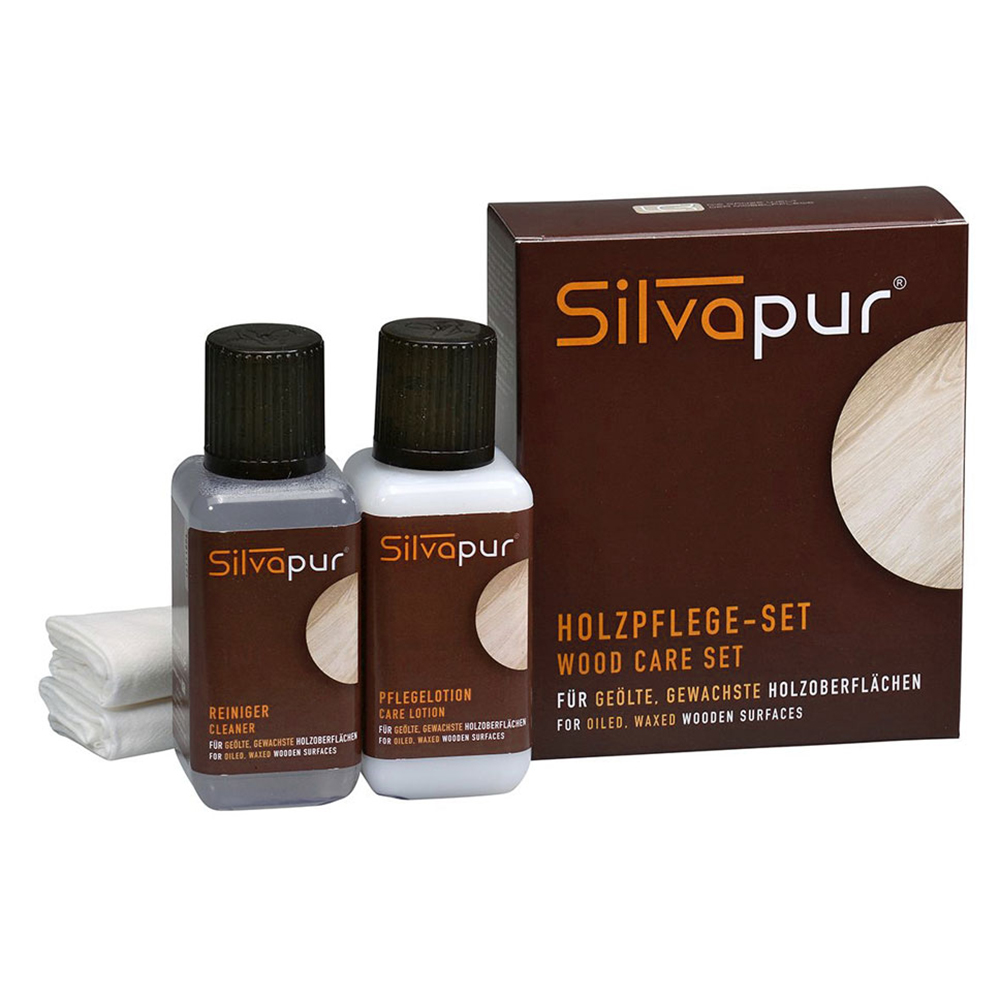 501035_SILVAPUR-Holzpflege-Set_geoelt_gewachst Silvapur Holzpflege Set geöltes Holz 501035