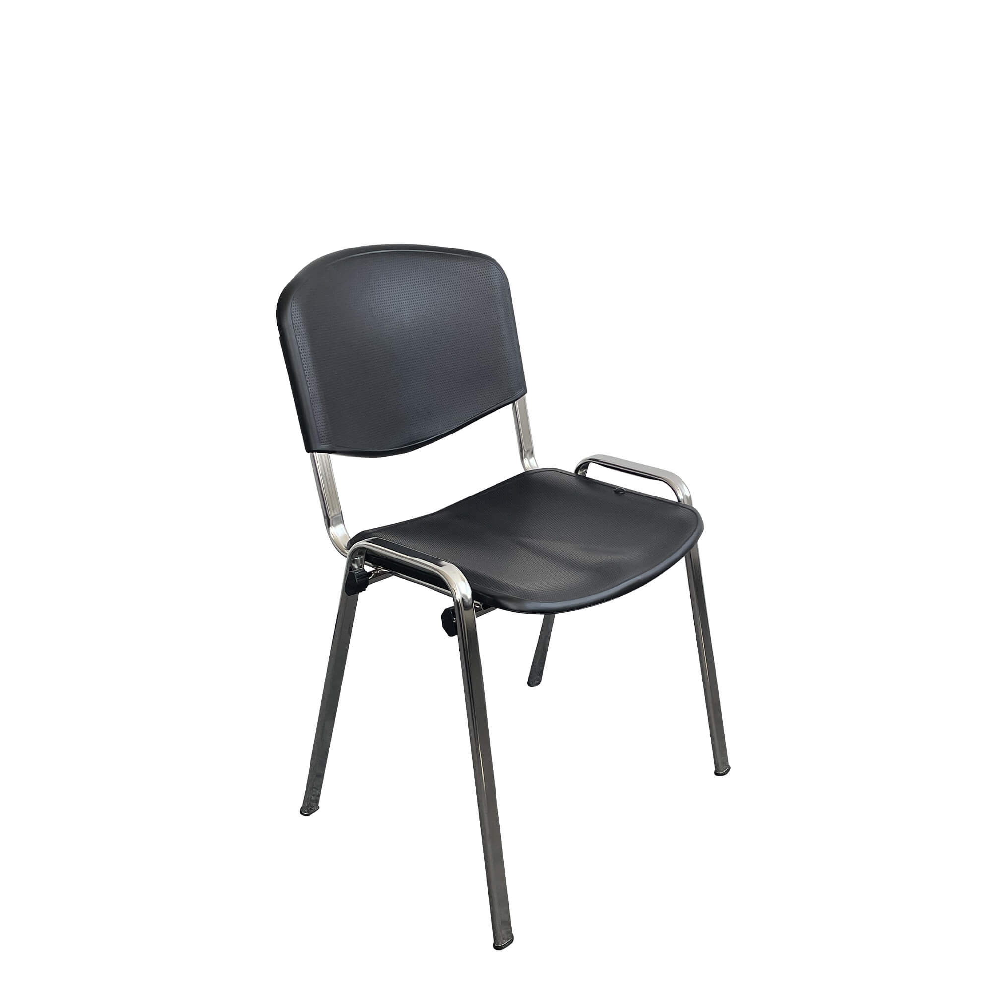 Stapelstuhl ISO Chrome Schwarz Stapelstuhl ISO Chrome Schwarz