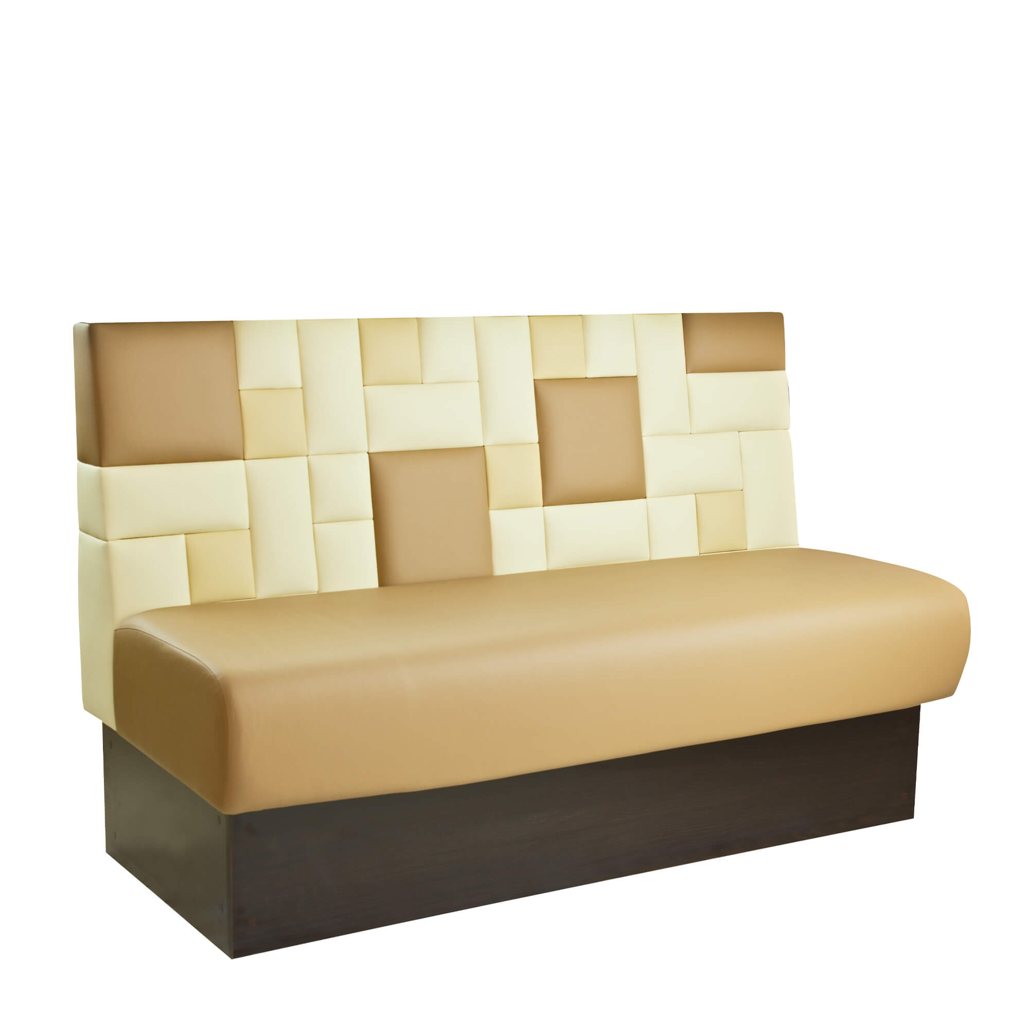 Vollpolsterbank Q-115 S frei konfigurierbar – Vorderansicht