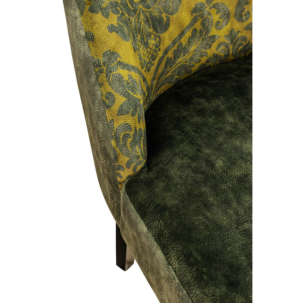 Beizton: Wenge | Sitz: A3943-gelb | Rücken: A3958-Flower