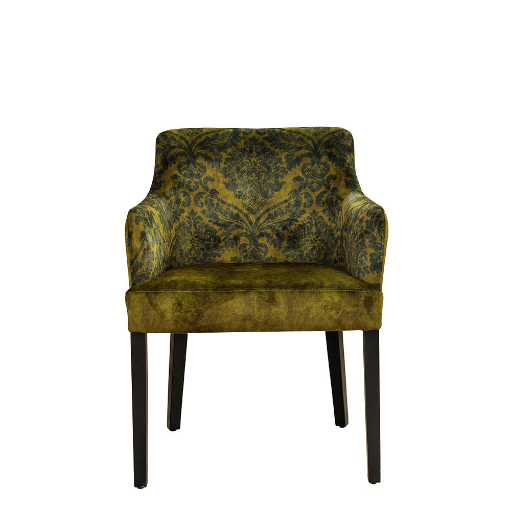 Beizton: Wenge | Sitz: A3943-gelb | Rücken: A3958-Flower