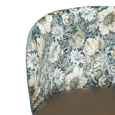 Polsterstuhl Gastronomie Sontaro-Arm, zweifarbiger Bezug_Detailansicht Lehne