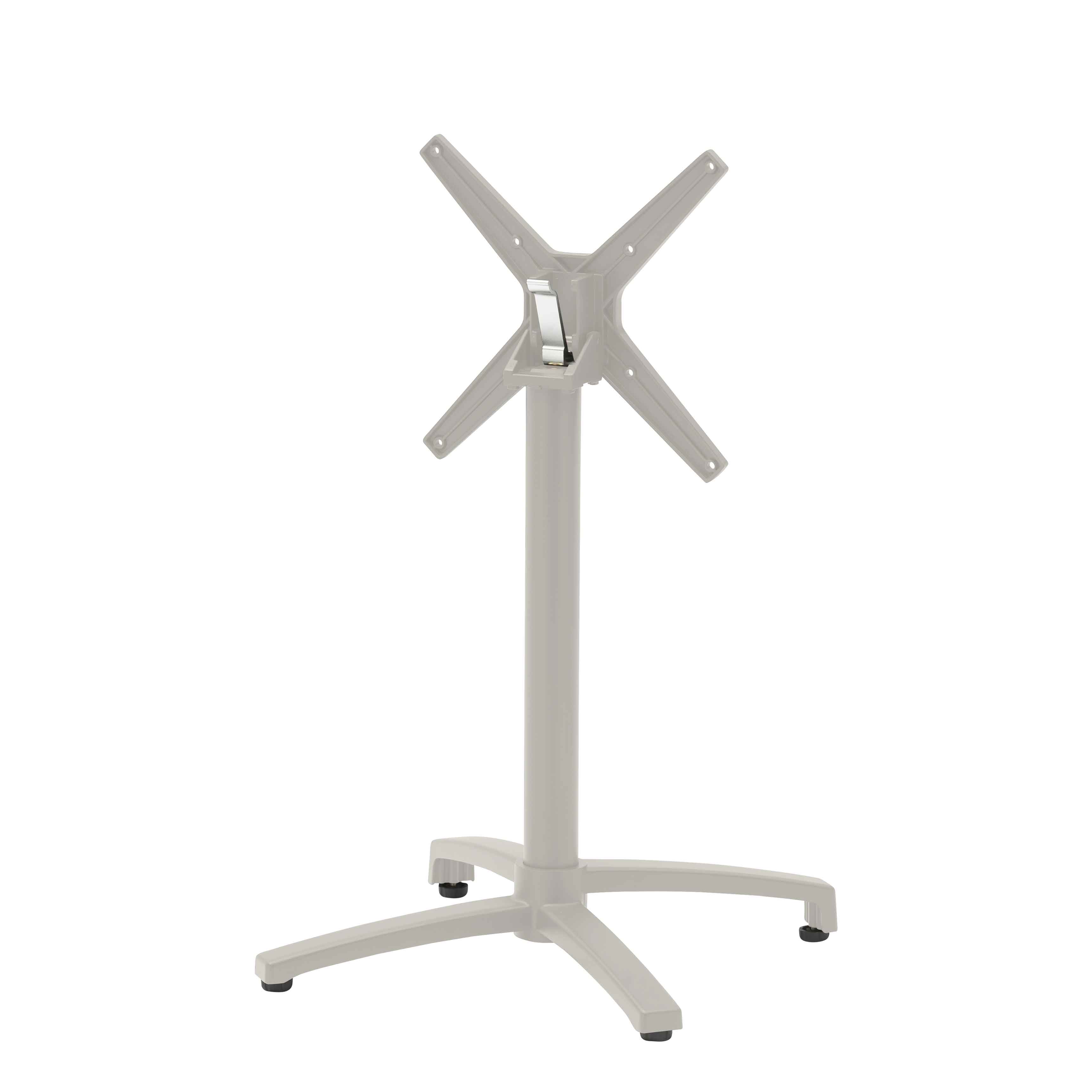 Narona Clap Cream Tischgestell – Totalansicht