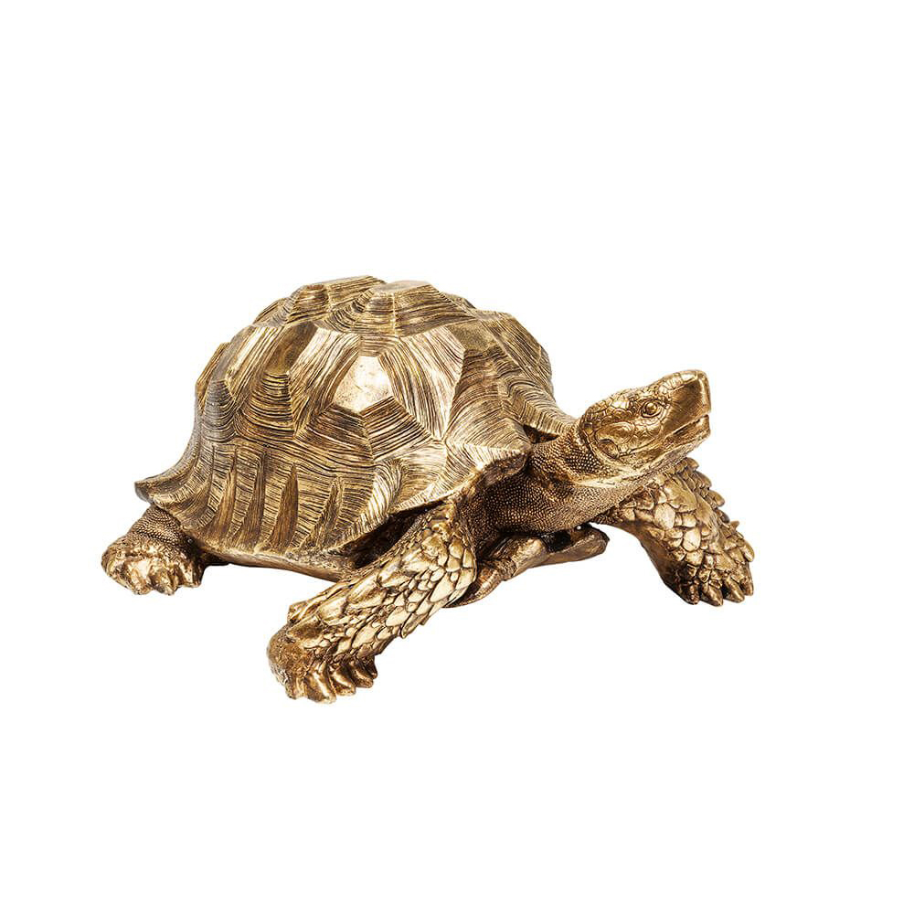 Deko Figur Turtle Gold Groß Deko Figur Turtle Gold Groß
