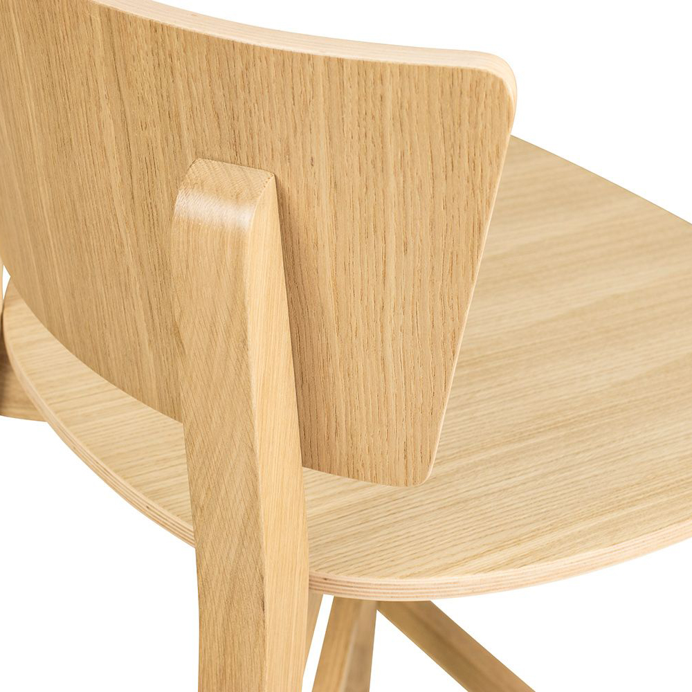 Barhocker Dimoni-Bar aus Eichenholz, Sitzhöhe 74 cm, für Gastronomie & Hotel