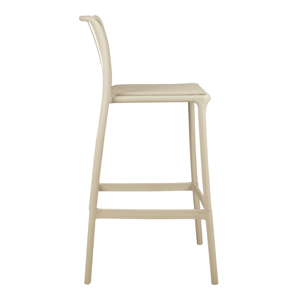 Foma-1821 Lightgrey Outdoortisch – Seitenansicht