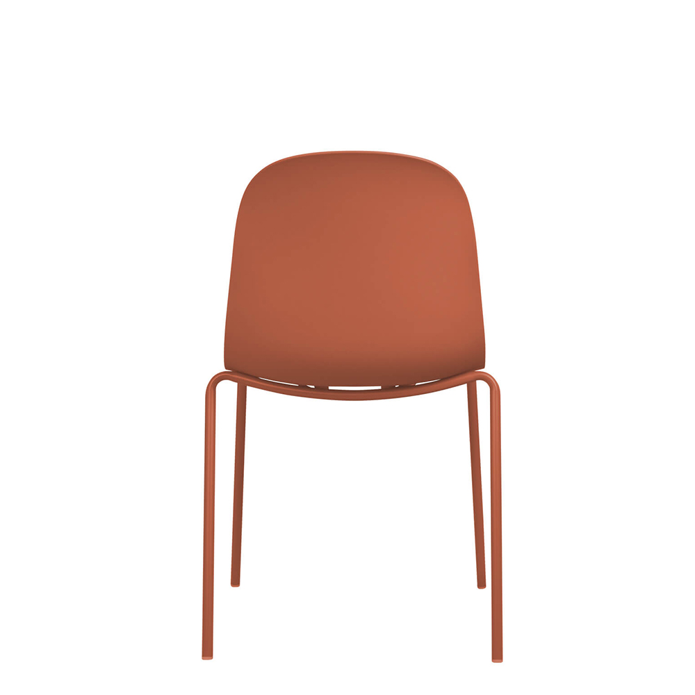 Gastronomie-outdoor-Kunststoff-stuhl_FOMA-F853-Orange_hinten-_farbkorr