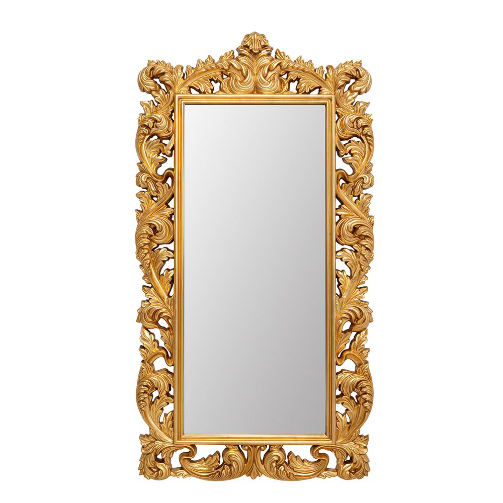 86332_frei_1000px Wandspiegel Baroque Valentina Gold 100x190cm