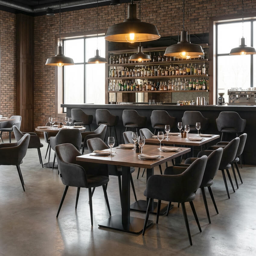 vollpolsterstuhl_gastronomie_uson_arm_yuma_16_milieubild_restaurant Uson Arm Yuma 16 Vollpolsterstuhl für Gastronomie – Milieubild Restaurant